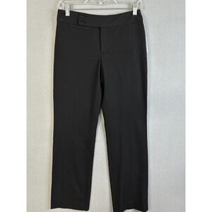 NINE WEST Black Petite Stretch Slim Leg Dress‎ Pants Trousers Size 2P